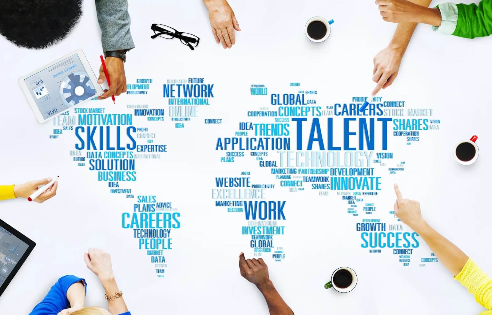 outsource to have access to global talent pool 