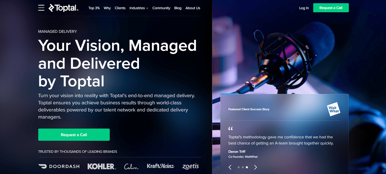 Toptal software developers marketplace